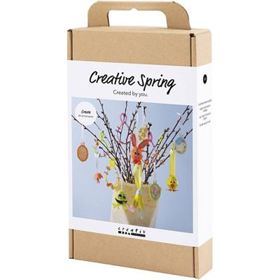 Creativ Company Creatieve box creatief voorjaar, diverse kleuren, 1 doos