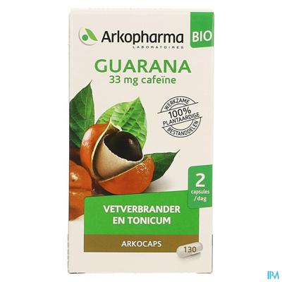 Arkocaps Guarana Vetverbrander en Tonicum 130 Capsules Arkocaps Guarana Vetverbrander en Tonicum 130 Capsules
