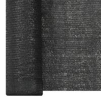 VidaXL Privacynet 195 g/m² 1x10 m hdpe zwart - thumbnail