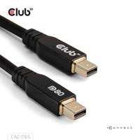 club3D CAC-1165 DisplayPort-kabel Aansluitkabel 1 m Zwart - thumbnail