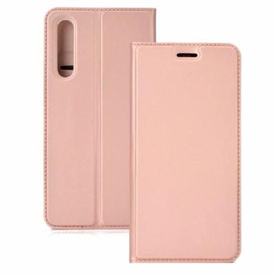 Ultradunne geperst magnetische TPU + PU lederen draagtas voor Huawei P30 Lite met kaartsleuf & houder (Rose goud) Ultradunne geperst magnetische TPU + PU lederen draagtas voor Huawei P30 Lite met kaartsleuf & houder (Rose goud)