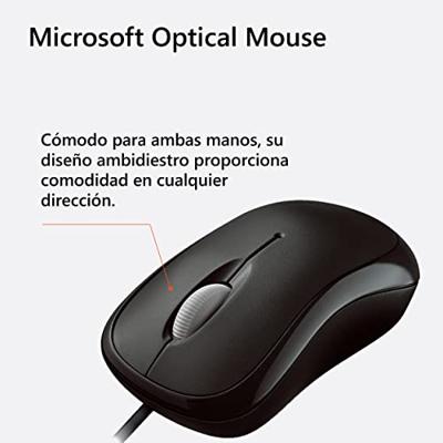 Microsoft Basic Optical Mouse muis Ambidextrous USB Type-A Optisch 800 DPI