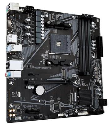 Gigabyte A520M DS3H V2 Moederbord Socket AMD AM4 Vormfactor Micro-ATX