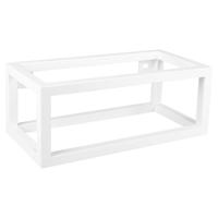 Differnz Hura L handdoekhouder 40 x 22 x 15 cm powder coated steel mat wit - thumbnail