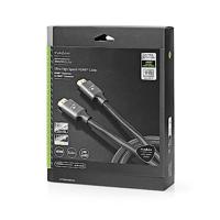 Ultra High Speed HDMI-Kabel | HDMI Connector | HDMI Connector | 8K@60Hz | 48 Gbps | 5.00 m | Rond | 6.7 mm | Gun Metal Grijs | Cover Box - thumbnail