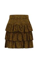 Like Flo Meisjes rok ruffel - Camel - thumbnail