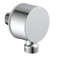 CAEN slangaansluiting, chroom montage onder het pleistwerk ½" (Ø ca. 1,9 cm) aansluiting garantie: 5 jaar - thumbnail