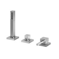 Hotbath Bloke badrandcombinatie mengkraan zonder uitloop chroom - thumbnail