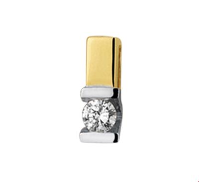 TFT Hanger Bicolor Goud Diamant 0.05ct H SI