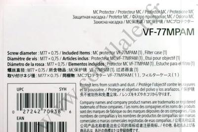 Sony VF77MPAM.AE Carl Zeiss T* Beschermfilter (77mm)