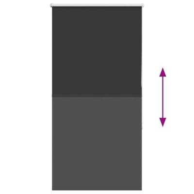 Rolgordijn verduisterend 85x150cm stofbreedte 80,7 cm polyester