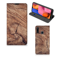 Samsung Galaxy A20s Book Wallet Case Tree Trunk - thumbnail