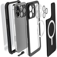 Ghostek Nautical Waterproof MagSafe Case + Belt Swivel Holster Apple iPhone 16 Pro Max Black - thumbnail