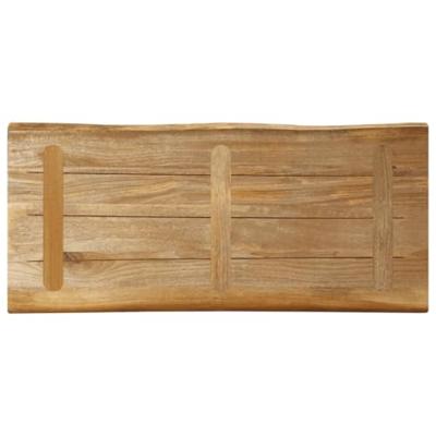 Tafelblad met natuurlijke rand 100x40x3,8 cm massief mangohout Tafelblad met natuurlijke rand 100x40x3,8 cm massief mangohout