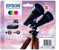 Epson inktcartridge 502XL, 470 - 550 pagina's, OEM C13T02W64010, 4 kleuren - thumbnail