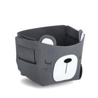 Vilten opbergmand Beer - Grijs - thumbnail
