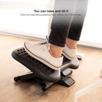 Voetensteun TooQ TQFR0603-B Zwart Verstelbaar Aanpasbaar - thumbnail