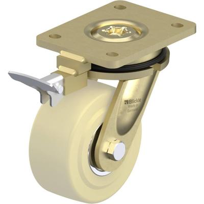 Blickle LS-GSPO 125K-RI4 Zwenkwiel met rem Wieldiameter: 125 mm Draagvermogen (max.): 1750 kg 1 stuk(s)