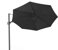 Platinum | Zweefparasol Challenger T² Premium Ø350 cm | Faded Black - thumbnail