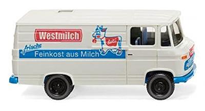 Wiking 027058 H0 Vrachtwagen Mercedes Benz L 406 bestelwagen Westmilch