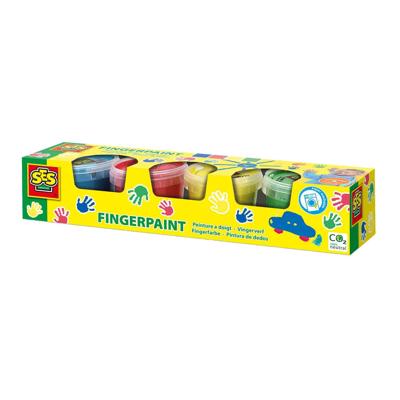 SES vingerverf primaire kleuren, 4x110ml SES vingerverf primaire kleuren, 4x110ml