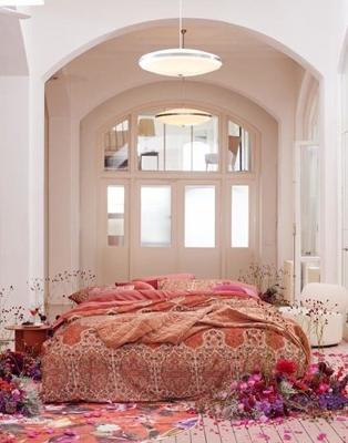 Essenza Giulia Dekbedovertrek - Lits-jumeaux (240x200/220 Cm + 2 Slopen) - Katoen Satijn - Roseval