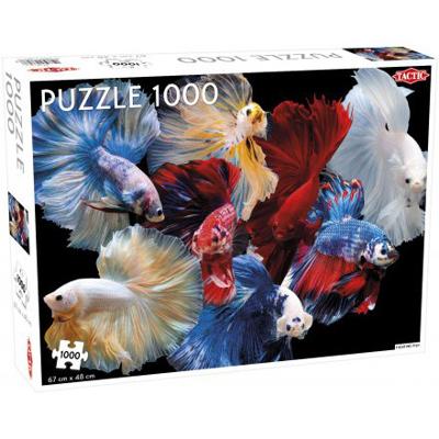 Tactic legpuzzel vechtvissen 67 x 48 cm 1000 stukjes