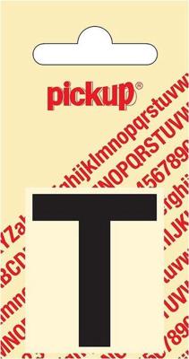 Plakletter Helvetica 40 mm Sticker zwarte letter t Pickup - Pickup