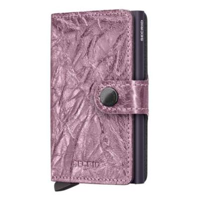 SECRID Miniwallet Metallic Roze - Pasjeshouder dames