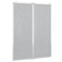 VidaXL Whiteboard magnetisch inklapbaar 80x100x1,7 cm aluminium - thumbnail