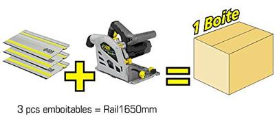 FARTOOLS Scie circulaire sur rail 1 650 mm CS 165RB - 1 200 W