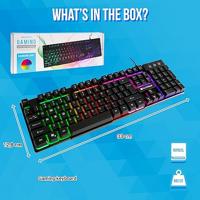Gaming Toetsenbord RGB LED - thumbnail