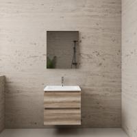 Badmeubel Boss & Wessing Paris 60 cm Compleet Geleverd Canyon oak Boss & Wessing - thumbnail