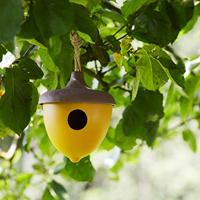 POINT-VIRGULE - Tuin - Vogelhuisje eikel geel - thumbnail
