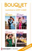 Bouquet e-bundel nummers 4357 - 4360 - Lynne Graham, Cathy Williams, Lucy King, Pippa Roscoe - ebook - thumbnail
