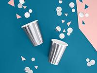 Confetti Cirkels Zilver - thumbnail