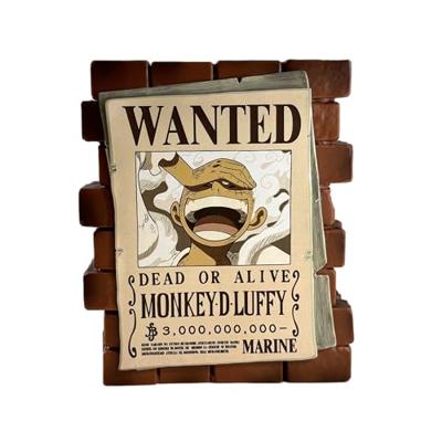 One Piece Coin Bank Luffy Wanted