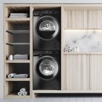 Inventum VDW9001B wasdroger Vrijstaand Voorbelading 9 kg A++ Zwart - thumbnail