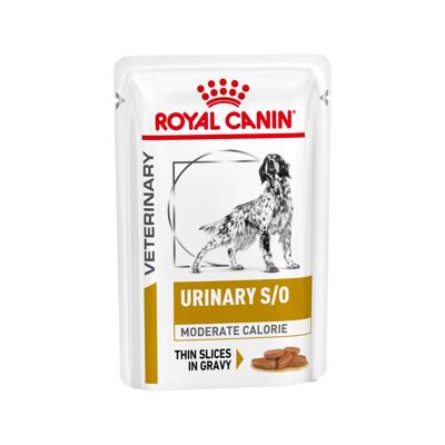 Royal Canin Veterinary Urinary S/O Moderate Calorie natvoer hond (in saus) 4 dozen (48 x 100 g)