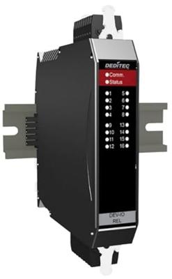 Deditec NET-DEV-REL16_3A NET-DEV-REL16_3A Uitgangsmodule Aantal digitale uitgangen: 16 Aantal digitale ingangen: 0 Aantal relaisuitgangen: 16 Aantal analoge