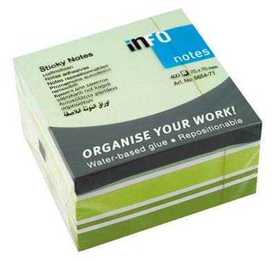 Info Notes IN-5654-71 75x75mm Mix Blok A 400 Vel Info Notes IN-5654-71 75x75mm Mix Blok A 400 Vel