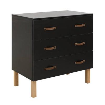Bopita Commode 'Floris' kleur mat zwart / naturel