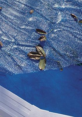 Zomerbubbelafdekking - GRE - 180 µ - Zwembad 8,10 x 4,70 m - Voor stalen/kunststof, buisvormige of zelfdragende zwembaden