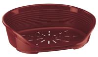 FERPLAST SIESTA DELUXE Cesto Misura 2 - 49*36*17,5 cm - Bordeaux - thumbnail