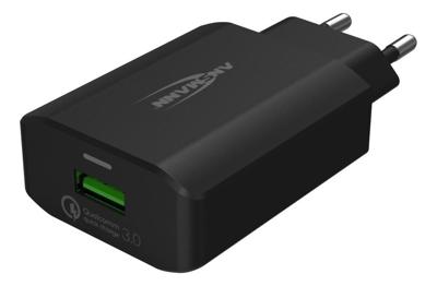 Ansmann Home Charger 130Q USB-oplader 18 W 1x USB-A Zwart Binnen Ansmann Home Charger 130Q USB-oplader 18 W 1x USB-A Zwart Binnen