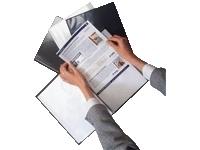 Showmap Rillstab A4 20-tassen + transparante voortas Showmap Rillstab A4 20-tassen + transparante voortas