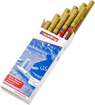 Paintmarker edding 780 oliebasis 0.8mm goud | 10 stuks