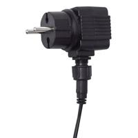 Zwembadwaterval met LED's rechthoekig 45 cm roestvrij staal - thumbnail