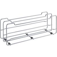 Metaltex Space Saver Pannendeksels Rek 14x42x16 cm Zilver - thumbnail