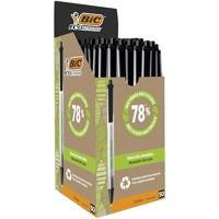 Balpen Bic Ecolutions medium zwart | 50 stuks - thumbnail